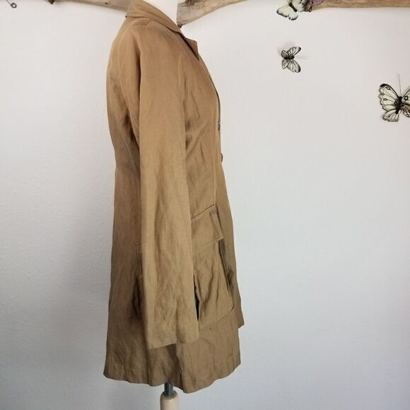 Cabi treasure hunter pea coat khaki 840 - Picture 3 of 9
